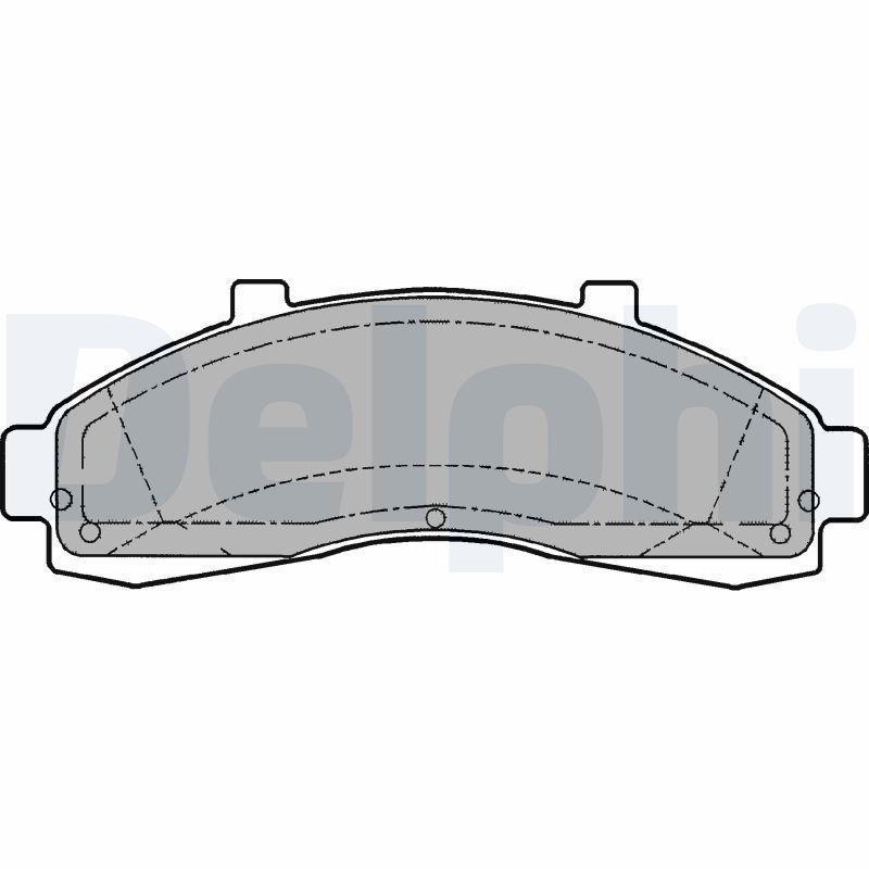 DELPHI LP1625 Brake Pad Set, disc brake