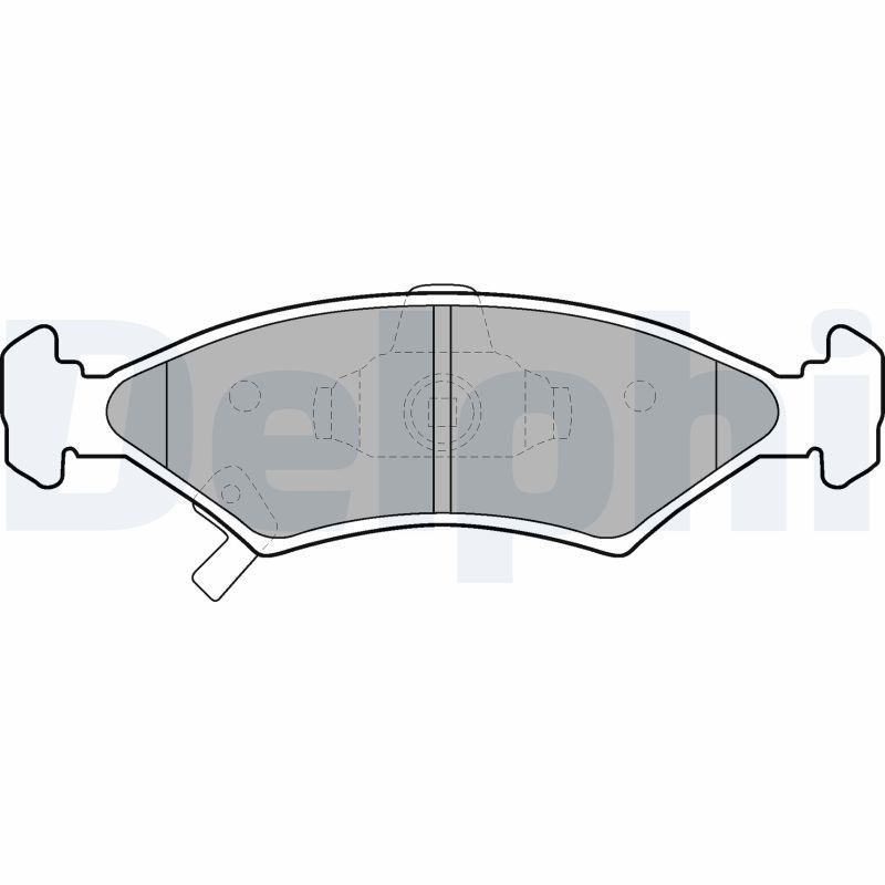 DELPHI LP1630 Brake Pad Set, disc brake
