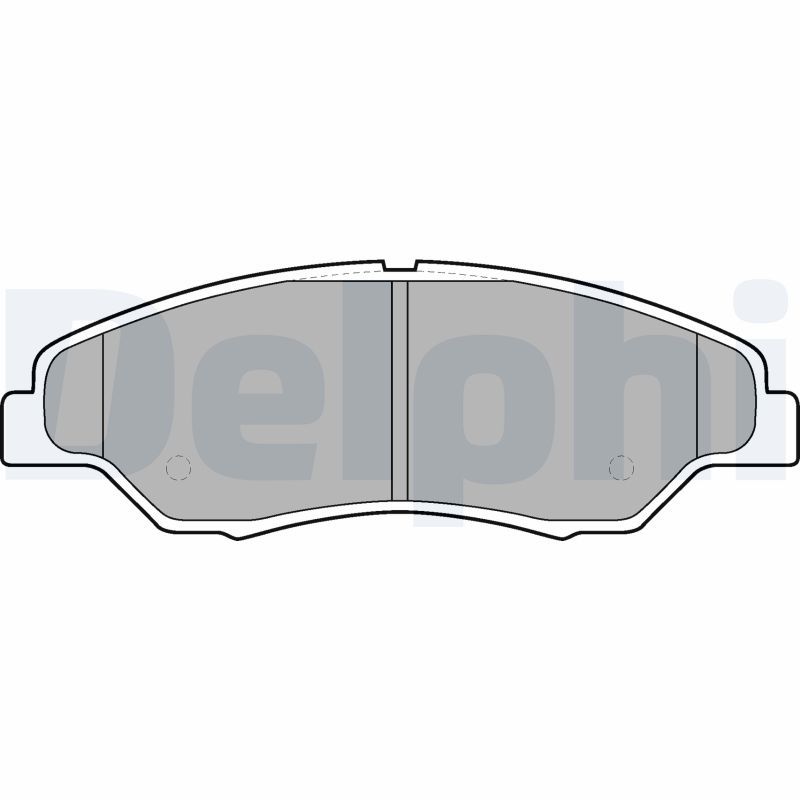 DELPHI LP1634 Brake Pad Set, disc brake