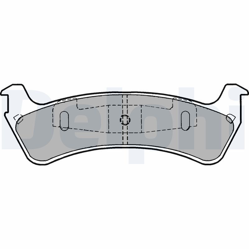 DELPHI LP1635 Brake Pad Set, disc brake