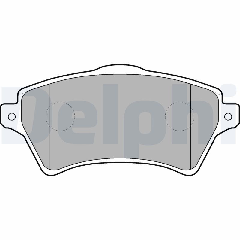DELPHI LP1652 Brake Pad Set, disc brake