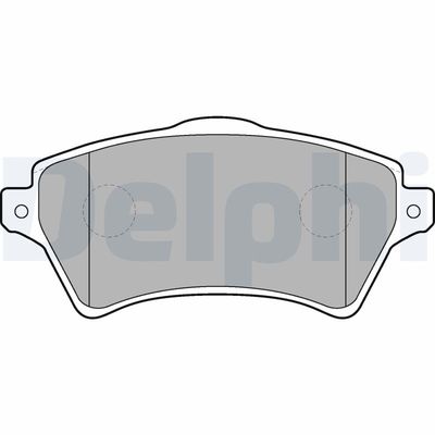 Brake Pad Set, disc brake DELPHI LP1652