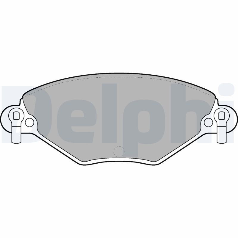 DELPHI LP1654 Brake Pad Set, disc brake