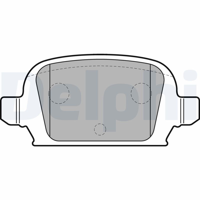 DELPHI LP1677 Brake Pad Set, disc brake