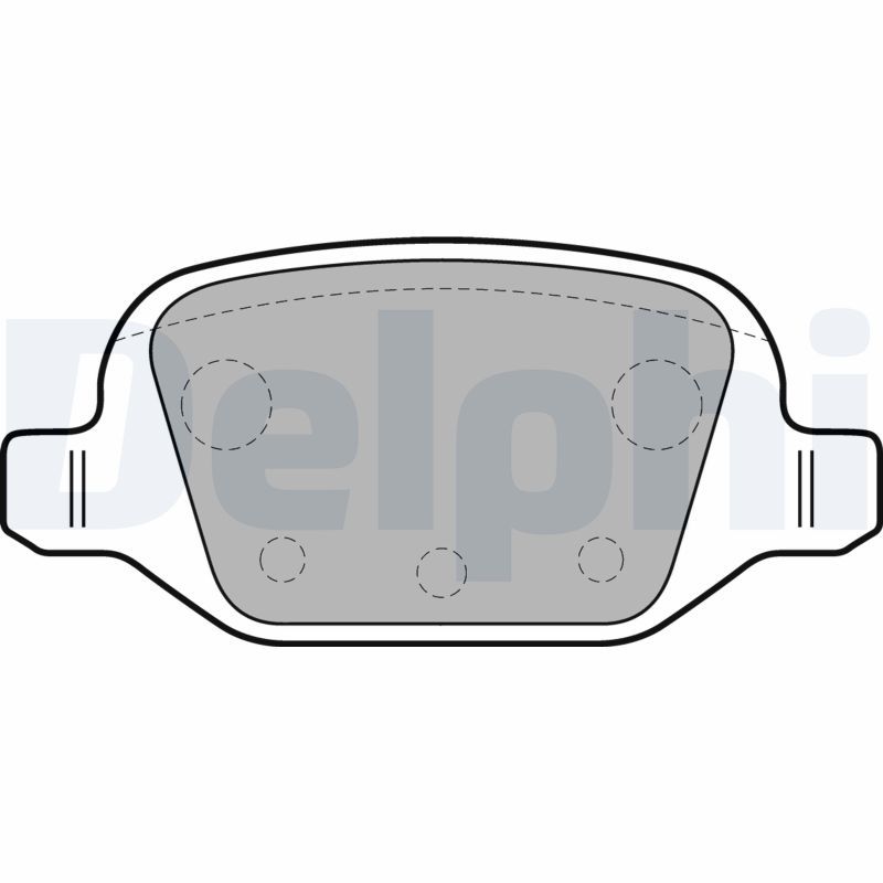 DELPHI LP1678 Brake Pad Set, disc brake