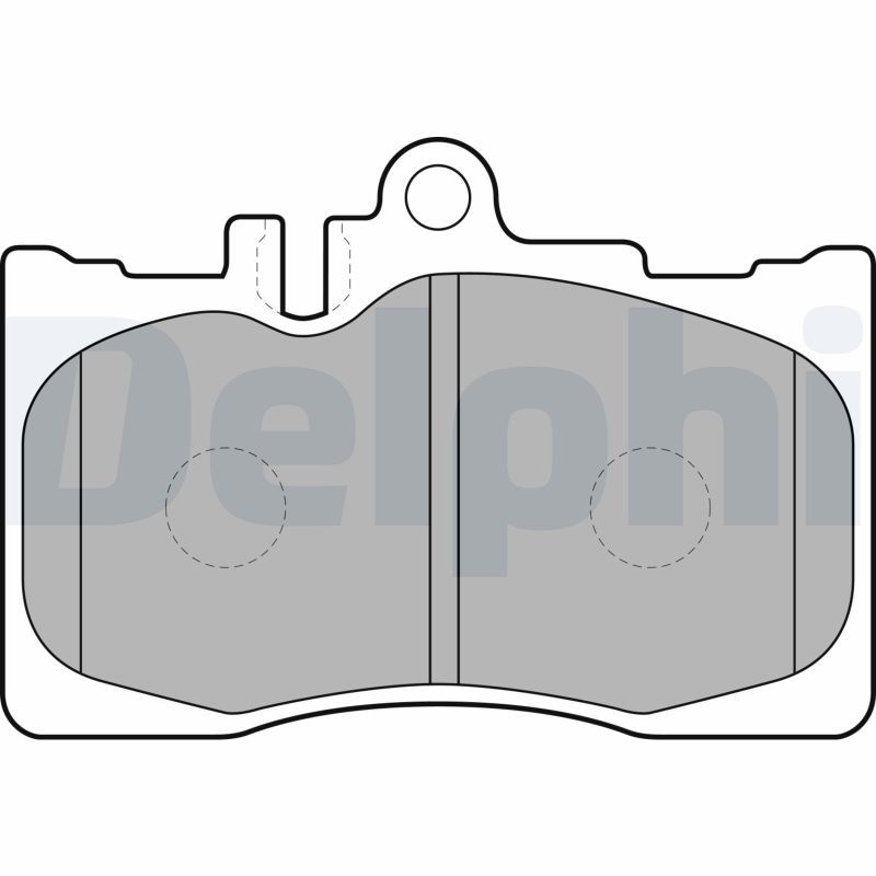 DELPHI LP1689 Brake Pad Set, disc brake