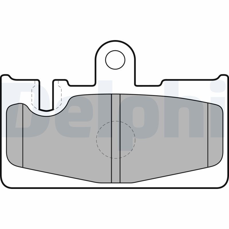 DELPHI LP1690 Brake Pad Set, disc brake