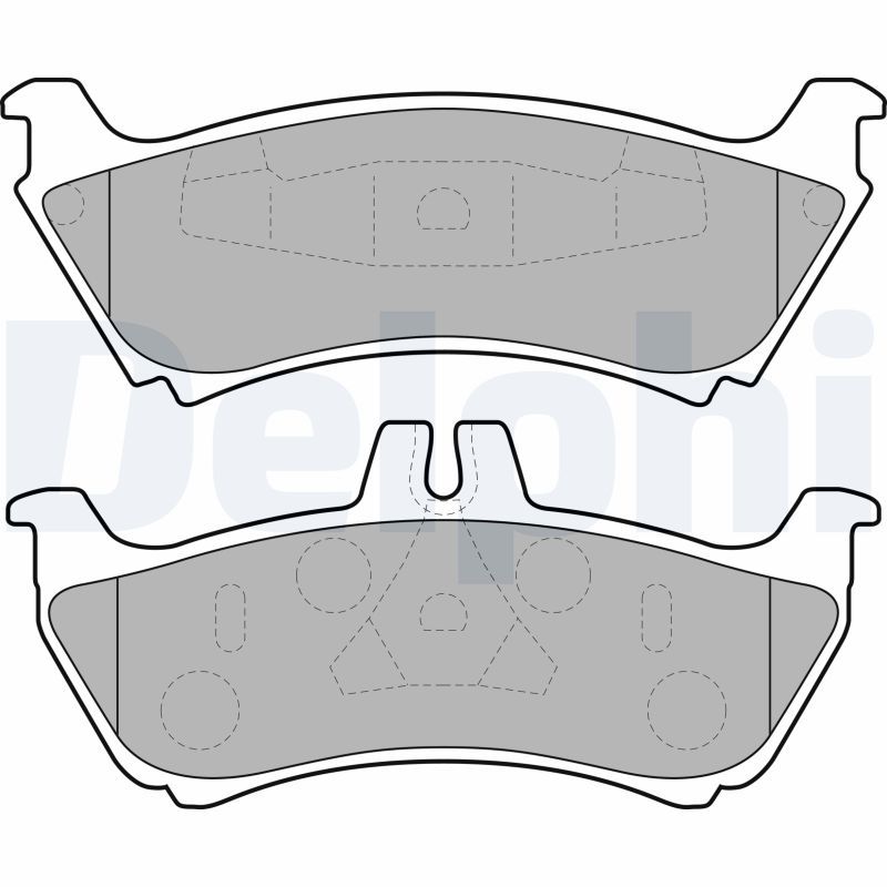 DELPHI LP1692 Brake Pad Set, disc brake