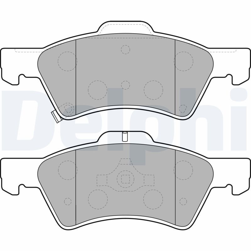 DELPHI LP1693 Brake Pad Set, disc brake