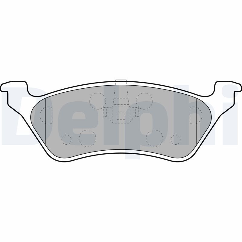 DELPHI LP1694 Brake Pad Set, disc brake