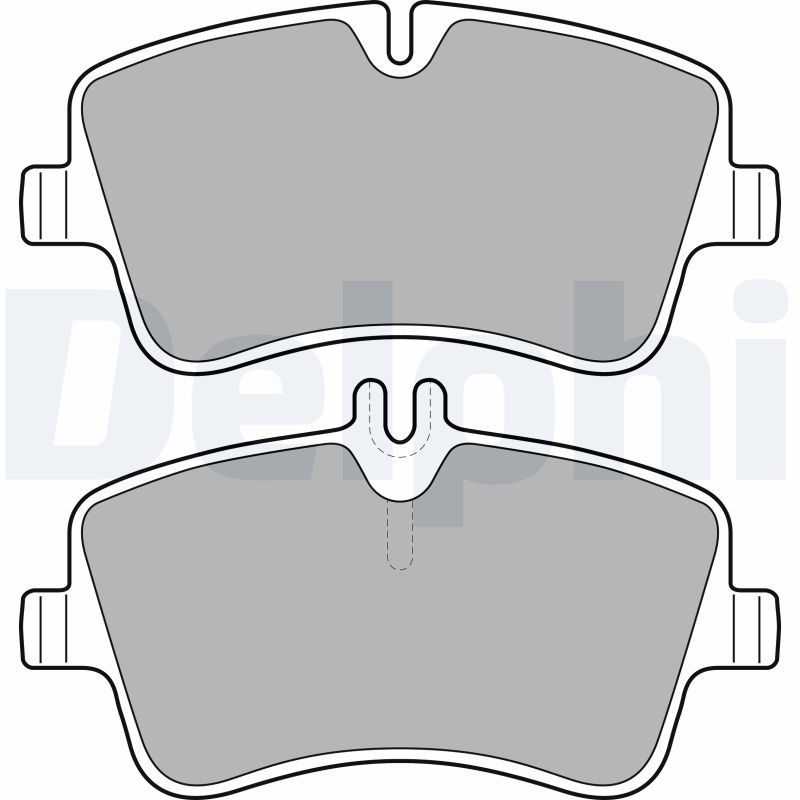 DELPHI LP1696 Brake Pad Set, disc brake