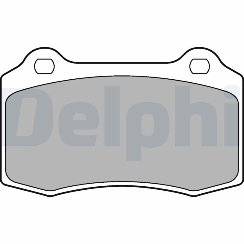 DELPHI LP1700 Brake Pad Set, disc brake
