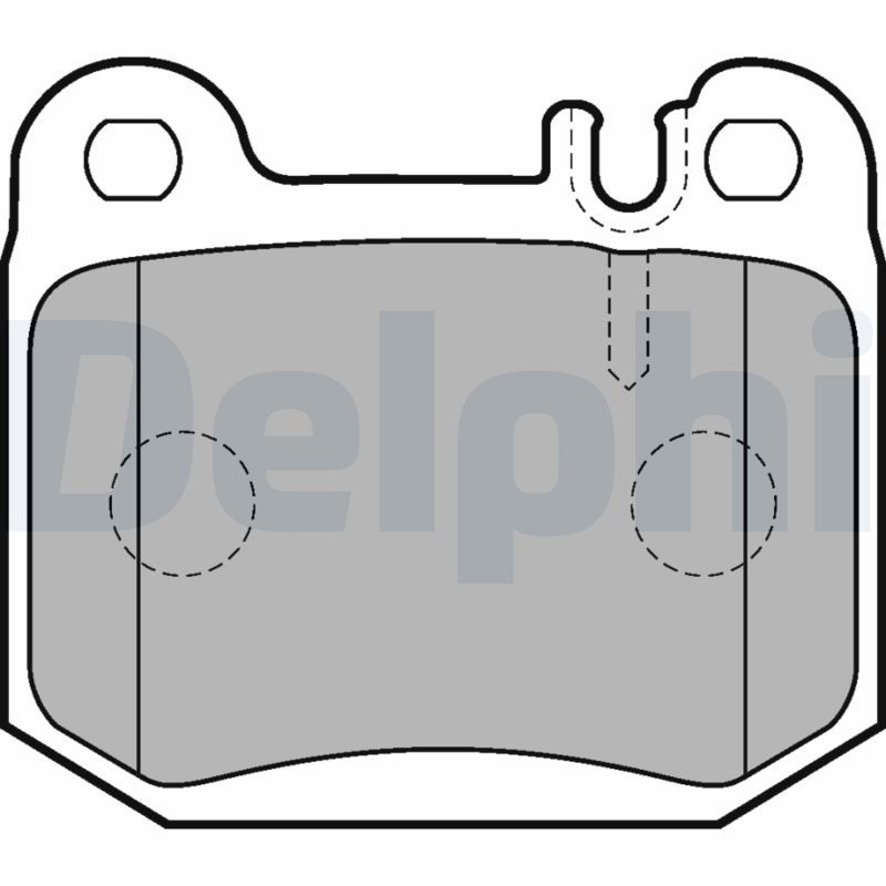 DELPHI LP1705 Brake Pad Set, disc brake