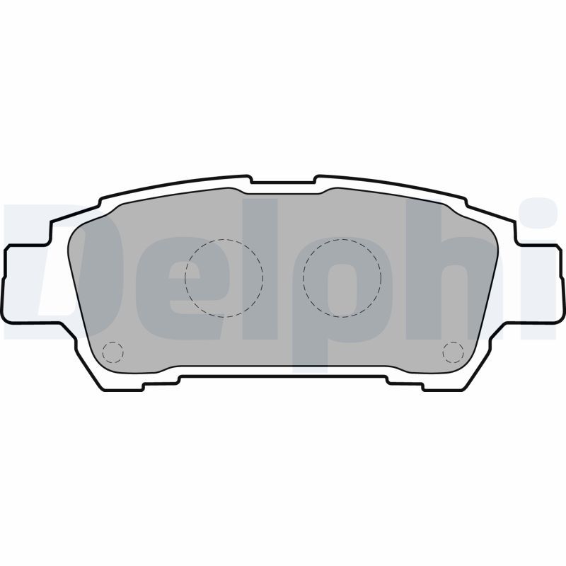 DELPHI LP1710 Brake Pad Set, disc brake