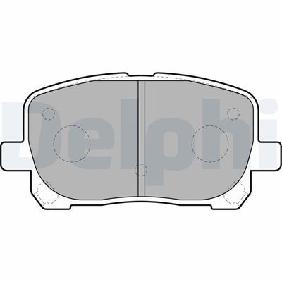 Brake Pad Set, disc brake DELPHI LP1711