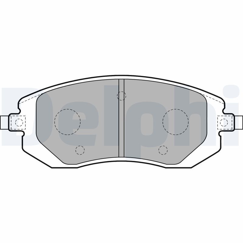 DELPHI LP1718 Brake Pad Set, disc brake