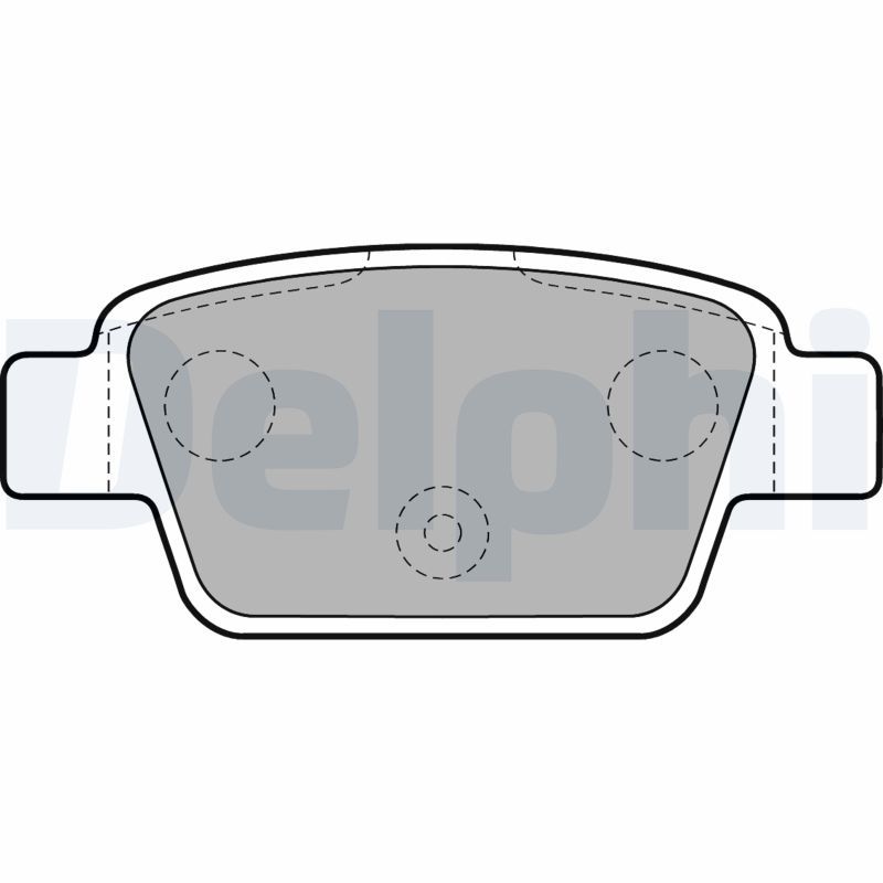DELPHI LP1719 Brake Pad Set, disc brake