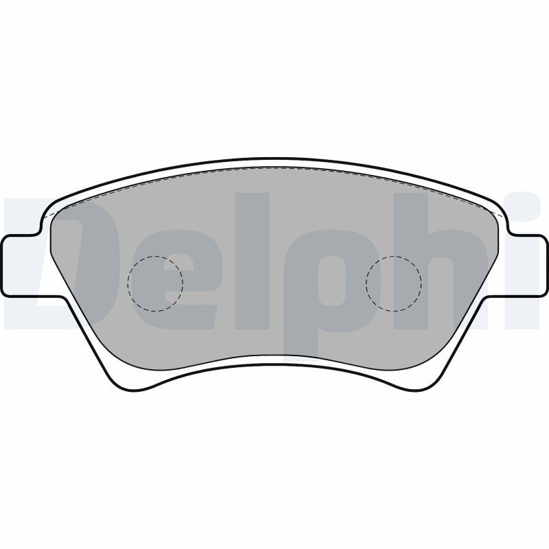 DELPHI LP1730 Brake Pad Set, disc brake