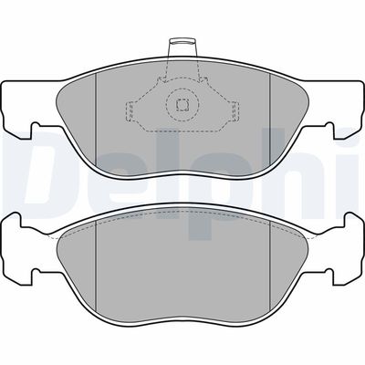 Brake Pad Set, disc brake DELPHI LP1734
