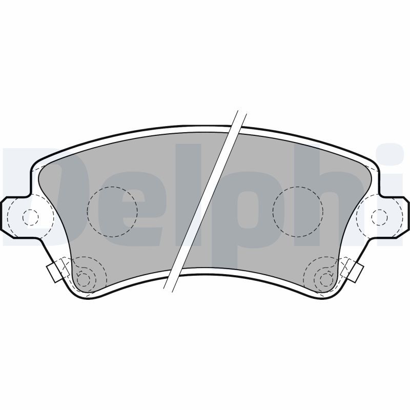 DELPHI LP1737 Brake Pad Set, disc brake