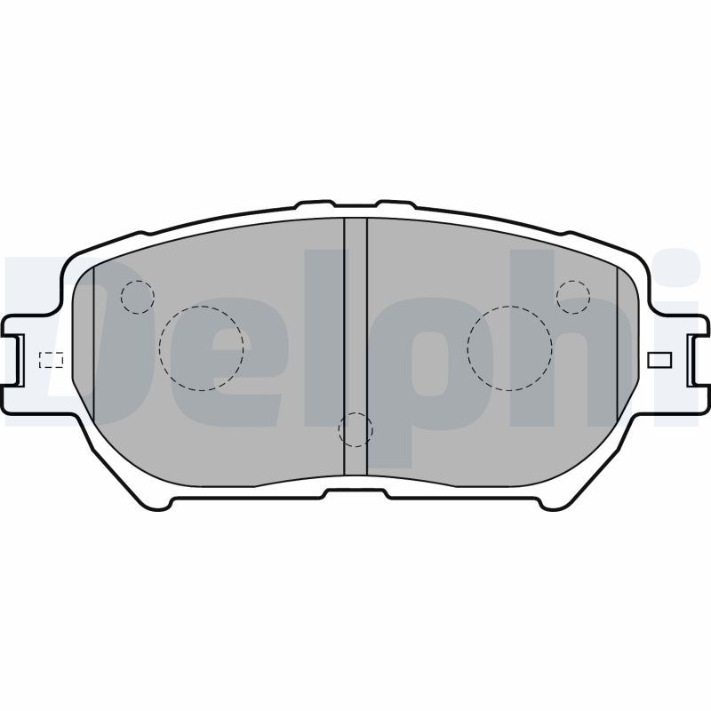 DELPHI LP1738 Brake Pad Set, disc brake