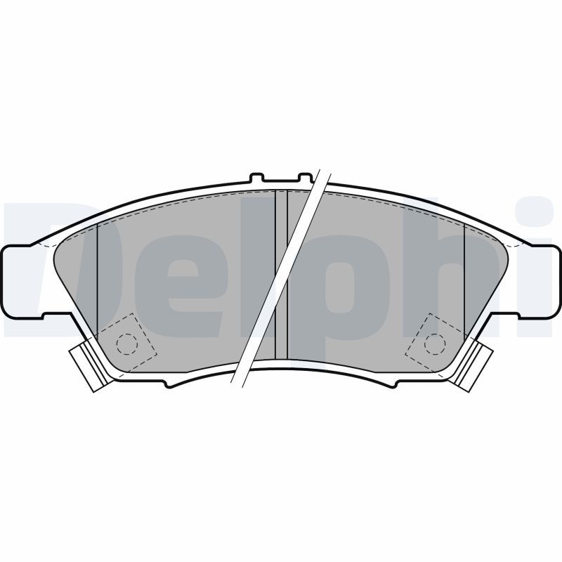 DELPHI LP1739 Brake Pad Set, disc brake