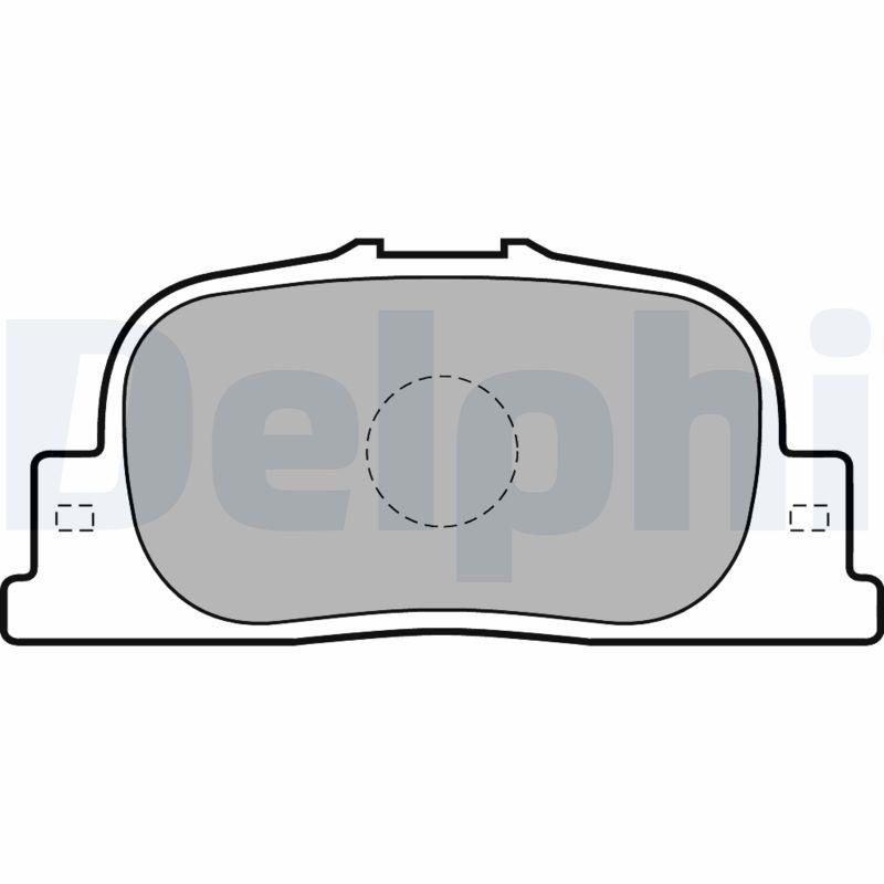 DELPHI LP1740 Brake Pad Set, disc brake