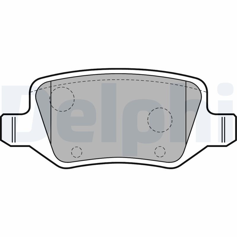 DELPHI LP1741 Brake Pad Set, disc brake