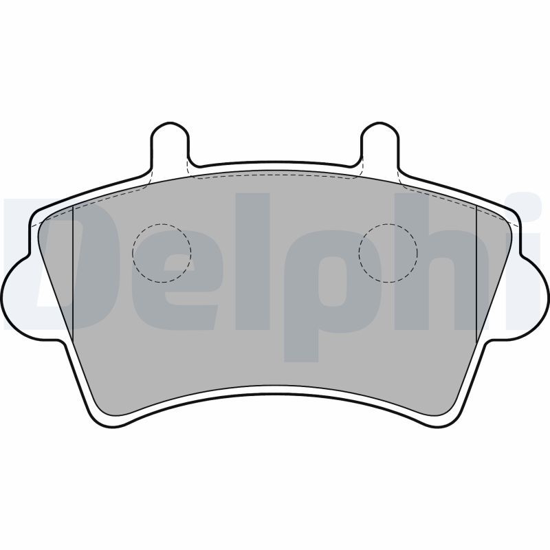 DELPHI LP1746 Brake Pad Set, disc brake