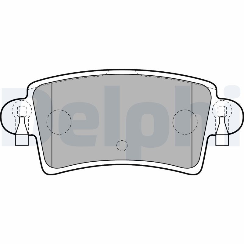 DELPHI LP1747 Brake Pad Set, disc brake