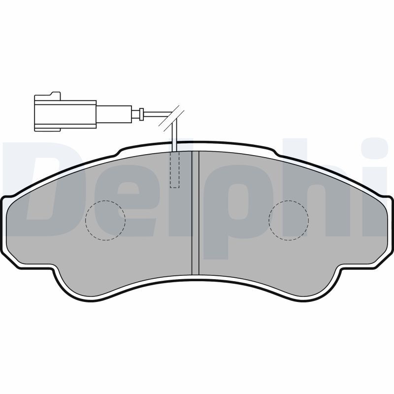 DELPHI LP1751 Brake Pad Set, disc brake