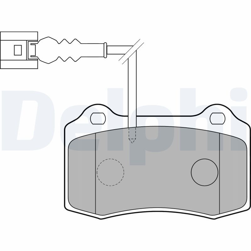 DELPHI LP1753 Brake Pad Set, disc brake