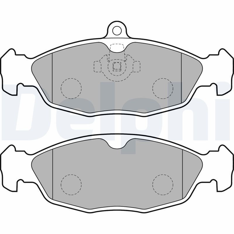 DELPHI LP1755 Brake Pad Set, disc brake
