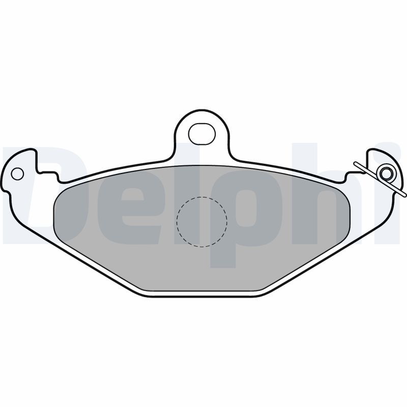 DELPHI LP1756 Brake Pad Set, disc brake