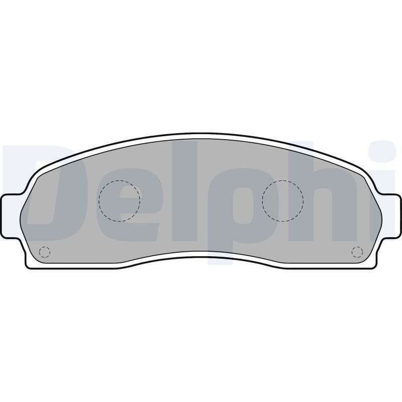 DELPHI LP1757 Brake Pad Set, disc brake