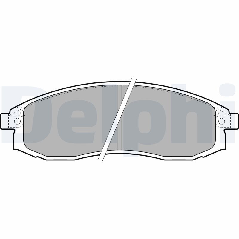 DELPHI LP1759 Brake Pad Set, disc brake