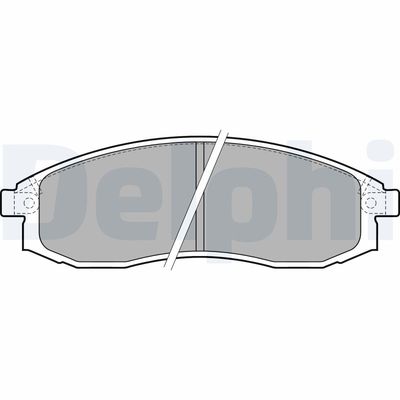 Brake Pad Set, disc brake DELPHI LP1759