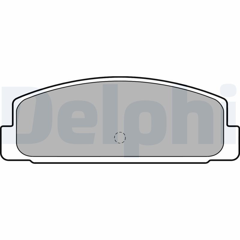 DELPHI LP1766 Brake Pad Set, disc brake