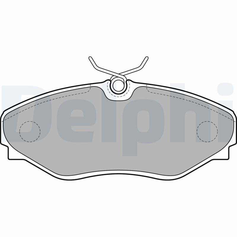 DELPHI LP1767 Brake Pad Set, disc brake
