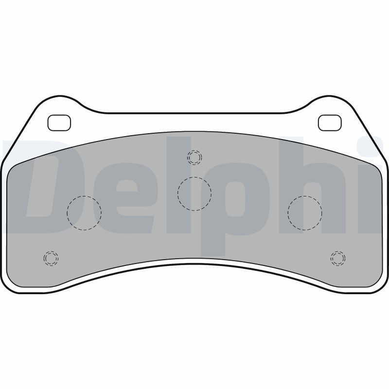 DELPHI LP1770 Brake Pad Set, disc brake