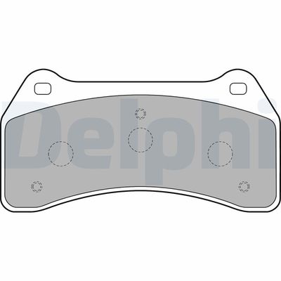 Brake Pad Set, disc brake DELPHI LP1770