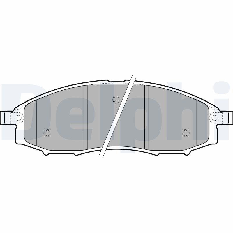 DELPHI LP1772 Brake Pad Set, disc brake