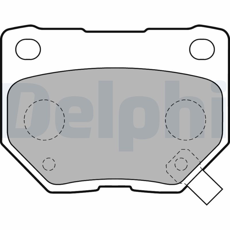 DELPHI LP1780 Brake Pad Set, disc brake