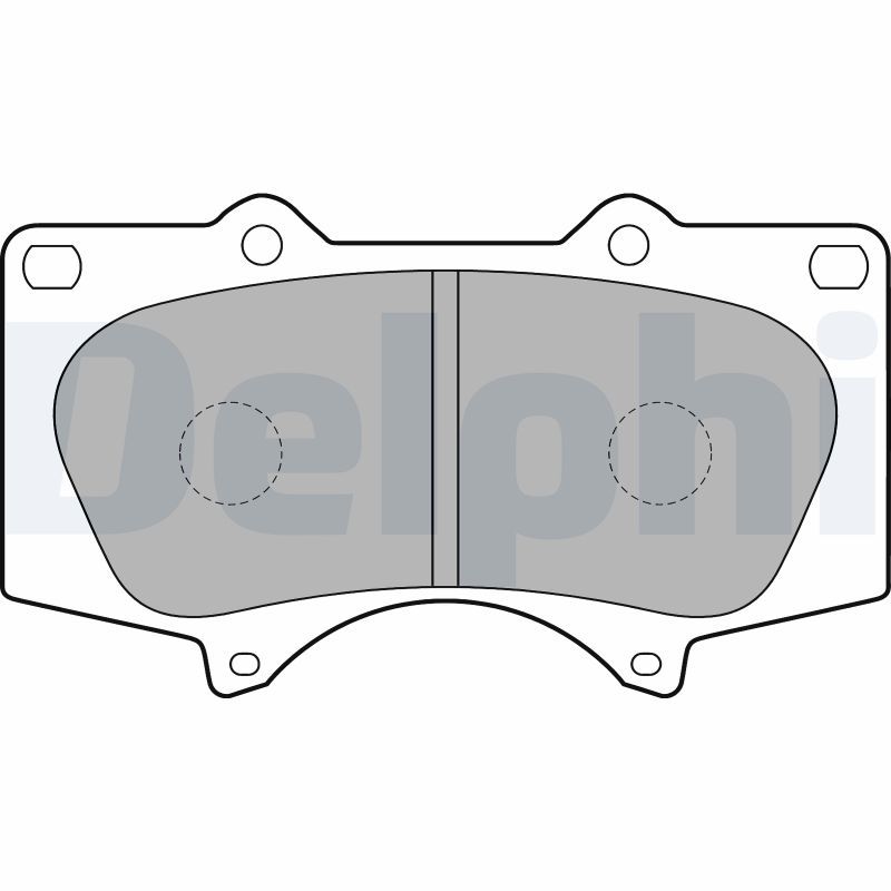 DELPHI LP1782 Brake Pad Set, disc brake