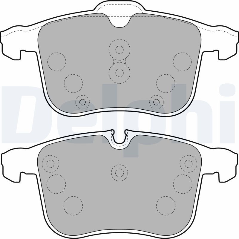 DELPHI LP1783 Brake Pad Set, disc brake