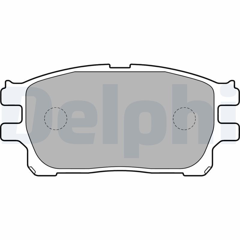 DELPHI LP1784 Brake Pad Set, disc brake