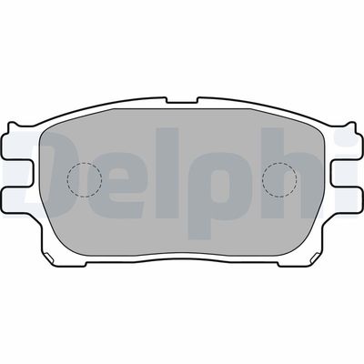 Brake Pad Set, disc brake DELPHI LP1784
