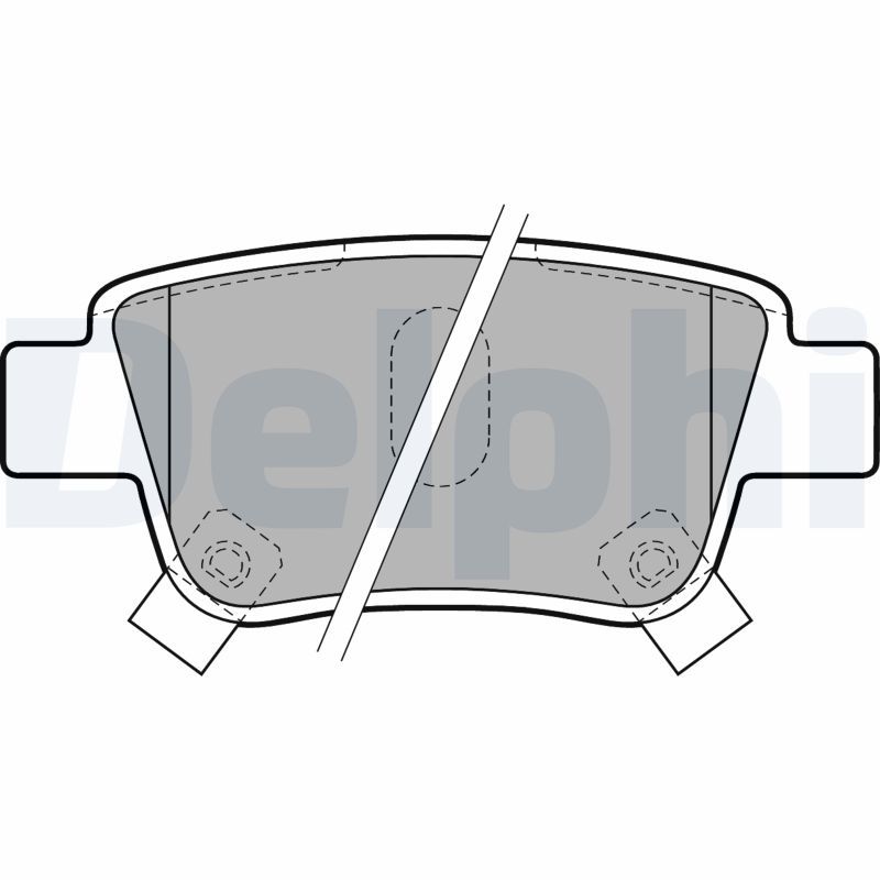 DELPHI LP1785 Brake Pad Set, disc brake