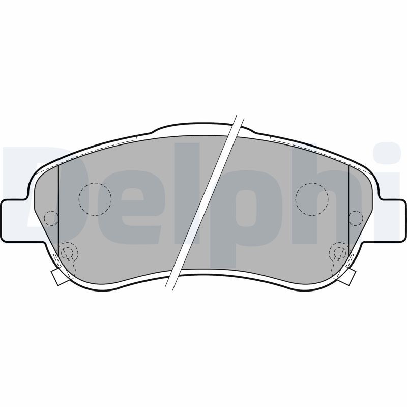 DELPHI LP1786 Brake Pad Set, disc brake