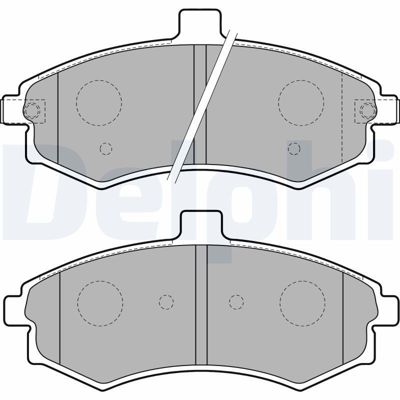 DELPHI LP1788 Brake Pad Set, disc brake